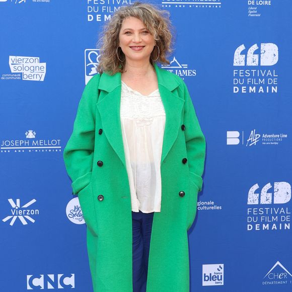 Cécile Bois au photocall du film "Le Signalement" lors de la 3ème édition du festival du film de Demain (30 mai - 2 juin 2024), à Vierzon, France, le 31 mai 2024. © Coadic Guirec/Bestimage