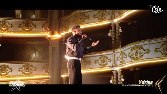 Originaire de Baie-Mahault, en Guadeloupe, il chante depuis l'enfance.

Ydriss fait partie de la nouvelle promotion de la "Star Academy". Capture d'écran TF1