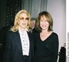 Les deux femmes ont partagé la vie de Johnny Hallyday.

"Sylvie Vartan" et "Nathalie Baye" dîner chez "Baccarat" pour le film "Les Sentiments" américain" féminin homme actrice chanteuse lunettes bijou collier. BERTRAND RINDOFF PETROFF / BESTIMAGE