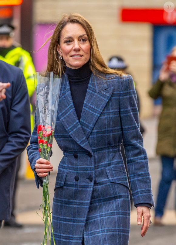 Stirling, ROYAUME-UNI Le prince William (Le prince William, prince de Galles), prince de Galles et Catherine, princesse de Galles (Catherine "Kate" Middleton, princesse de Galles) visitent Radical Weavers, un atelier de tissage à la main et une organisation caritative indépendante au cœur de Stirling, en Écosse. Le 20 janvier 2026.

Photo : Backgrid UK/ Bestimage
