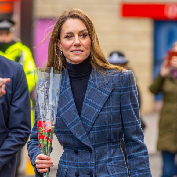Stirling, ROYAUME-UNI Le prince William (Le prince William, prince de Galles), prince de Galles et Catherine, princesse de Galles (Catherine "Kate" Middleton, princesse de Galles) visitent Radical Weavers, un atelier de tissage à la main et une organisation caritative indépendante au cœur de Stirling, en Écosse. Le 20 janvier 2026.

Photo : Backgrid UK/ Bestimage