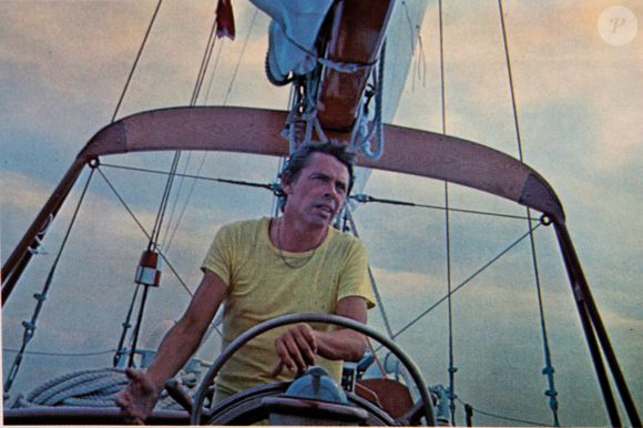 Archives - Collection particuliere de Maddly Bamy - Voyage de Jacques Brel et sa compagne Maddly Bamy en voilier, "L'Askoy II", jusqu'aux iles Marquises. ©Collection particuliere Maddly Bamy / IMAGEBUZZ / BESTIMAGE