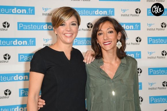 Bénédicte Le Chatelier et Rebecca Fitoussi lors du lancement de la 12e édition du Pasteurdon à l'Institut Pasteur à Paris, le 10 octobre 2018.
© Coadic Guirec / Bestimage