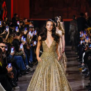 Deva Cassel - Défilé Elie Saab, Collection Haute Couture Printemps/Eté 2026 lors de la Fashion Week de Paris (PFW) au Musée Rodin, à Paris, France, le 28 janvier 2026. © Bestimage