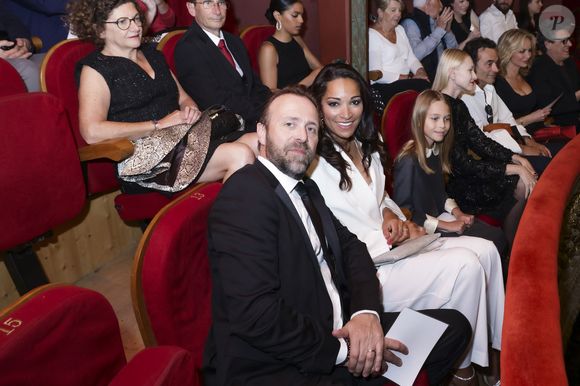 Exclusif - Cindy Fabre et son mari Sylvain - Concerto pour la paix de Omar Harfouch au théâtre de Béziers le 8 mai 2025 © Jack Tribeca / Bestimage