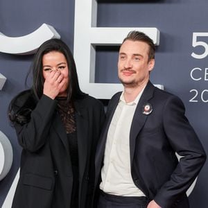 Melissa Izquierdo et Pierre Lottin au photocall de la 51ème cérémonie des César à l'Olympia à Paris, France, le 26 février 2025 © Borde-Jacovides-Olivier/Bestimage
