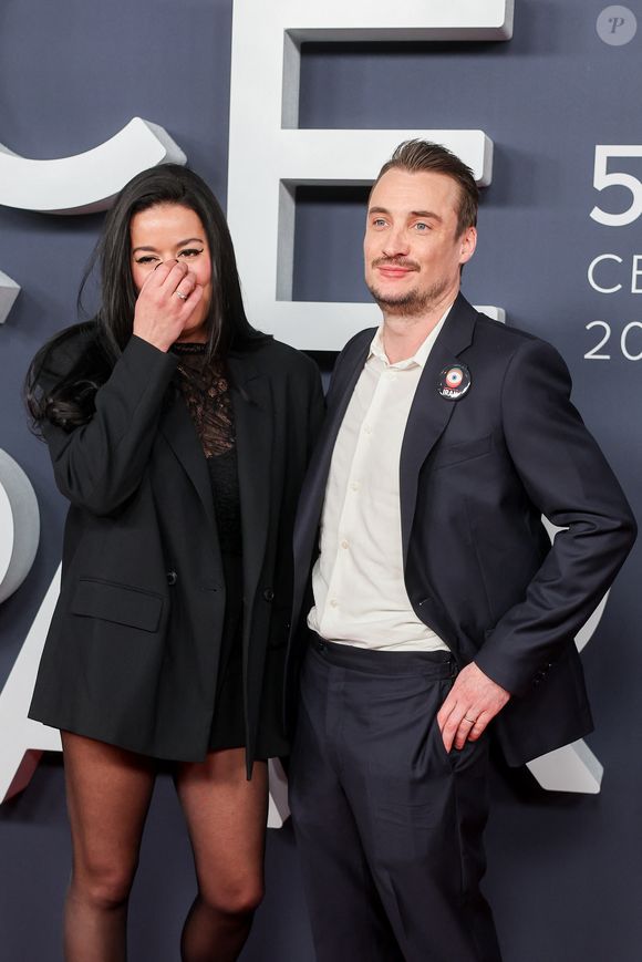 Melissa Izquierdo et Pierre Lottin au photocall de la 51ème cérémonie des César à l'Olympia à Paris, France, le 26 février 2025 © Borde-Jacovides-Olivier/Bestimage