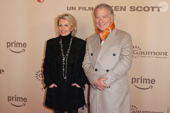 Sophie Davant et William Leymergie assistent à l'avant-première de " Ma Mere, Dieu et Sylvie Vartan " au Pathe Palace à Paris le 17 mars 2025, France. Photo par Jerome Domine/ABACAPRESS.COM
