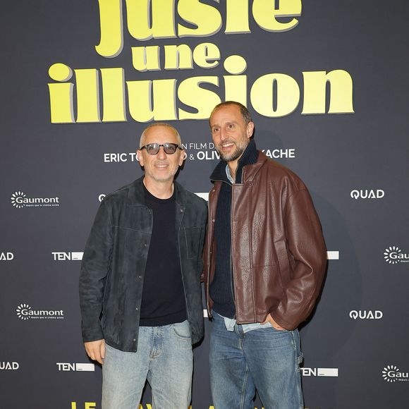 Gad Elmaleh et Arié Elmaleh - Première du film "Juste une illusion" au cinéma Le Grand Rex à Paris le 22 mars 2026. © Coadic Guirec/Bestimage