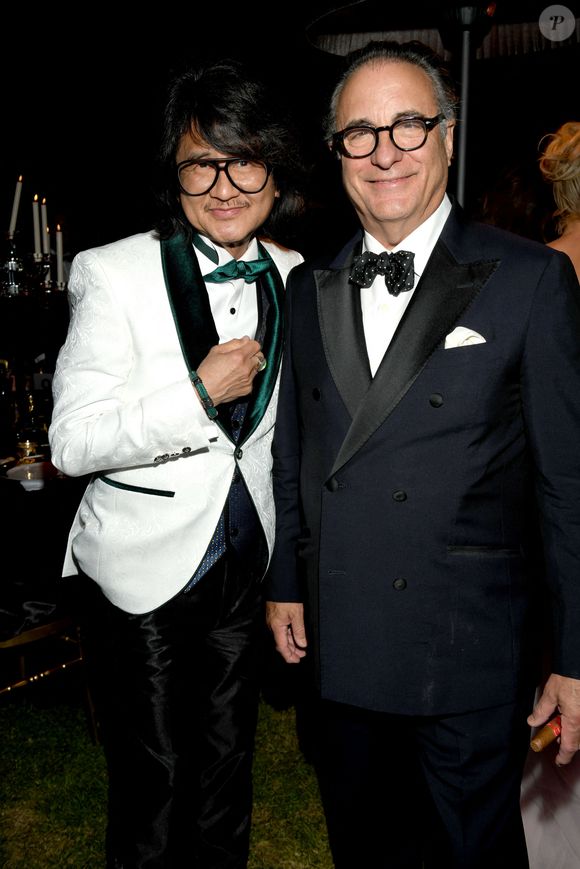Exclusif - Mike Chan et Andy Garcia - Dîner de charité "Knights of Charity" au Château de la Croix des Gardes à Cannes le 20 mai 2026© Bruno Bebert / Bestimage