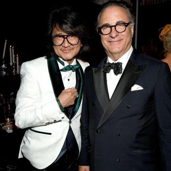 Exclusif - Mike Chan et Andy Garcia - Dîner de charité "Knights of Charity" au Château de la Croix des Gardes à Cannes le 20 mai 2026© Bruno Bebert / Bestimage
