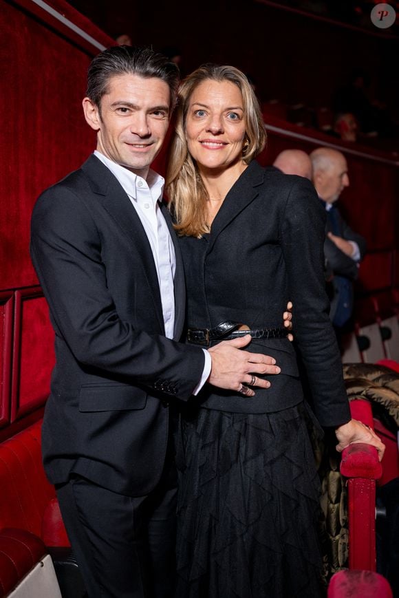 Le couple s'affiche radieux et amoureux.

Gautier Capuçon et sa compagne Julia Neugebauer au Front Row au défilé Stéphane Rolland, Collection Haute Couture Printemps/Eté 2026 lors de la Fashion Week de Paris (PFW) au Cirque d'Hiver Bouglione, à Paris, France, le 27 janvier 2026. © Pierre Perusseau/Bestimage