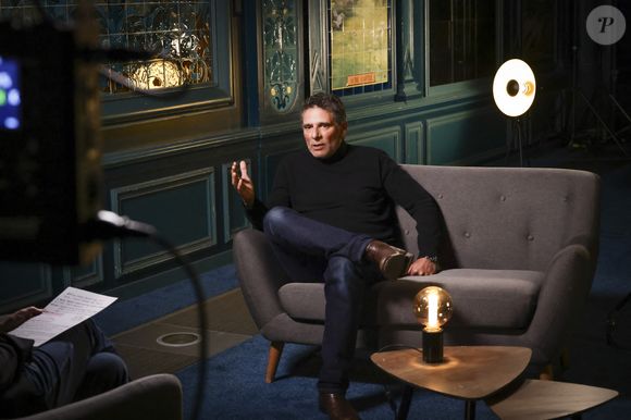 Exclusif - Pascal Elbé pendant l’enregistrement d’Olympiascope, à l’Olympia, présenté par B.Montiel et diffusée le 28 avril 2025 sur Olympia TV, à l’Olympia à Paris, France. © Jack Tribeca/Bestimage