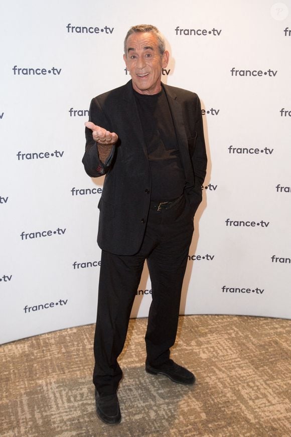 Thierry Ardisson lors de la conférence de presse de France Télévision au Pavillon Gabriel à Paris, France, le 24 août 2021. Photo par Nasser Berzane/ABACAPRESS.COM