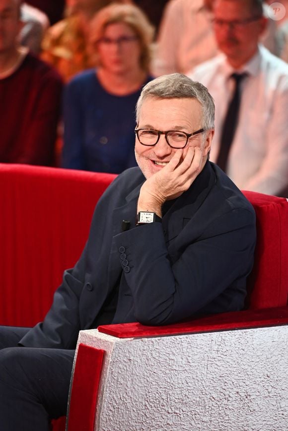 Exclusif - Laurent Ruquier - Enregistrement de l'émission "Vivement Dimanche" au Studio Gabriel à Paris, France, le 1er octobre 2024, présentée par M.Drucker et diffusée le 3 novembre sur France 3. © Guillaume Gaffiot/Bestimage