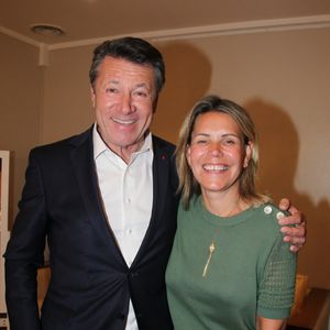Exclusif - Christian Estrosi et sa femme Laura - Personnalités au spectacle de Chantal Goya "50 ans d'amour" au palais des Congrès à Paris le 25 mai 2025.

© Philippe Baldini / Bestimage