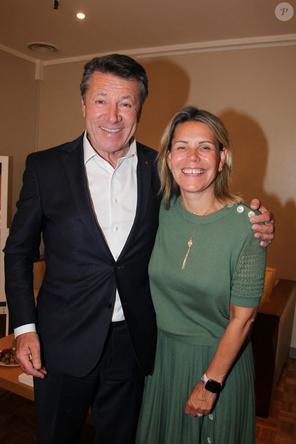 Exclusif - Christian Estrosi et sa femme Laura - Personnalités au spectacle de Chantal Goya "50 ans d'amour" au palais des Congrès à Paris le 25 mai 2025.

© Philippe Baldini / Bestimage