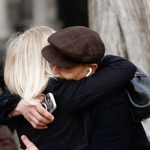 Elisa Servier, Steevy Boulay - Obsèques d'Isabelle Mergault à la Coupole du Père-Lachaise à Paris. © Cyril Moreau - Dominique Jacovides / Bestimage