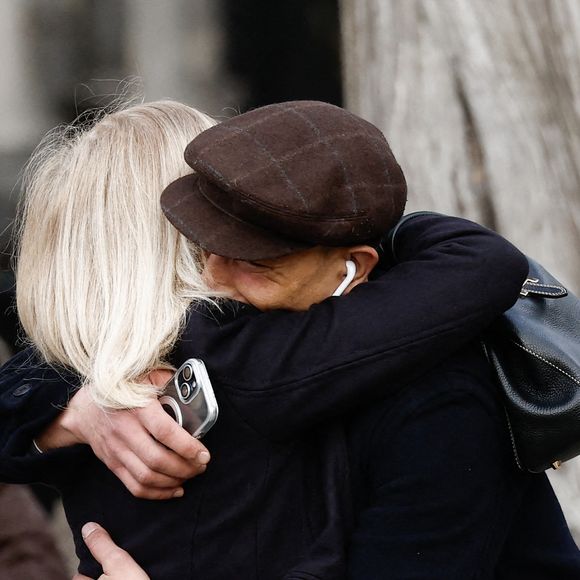 Elisa Servier, Steevy Boulay - Obsèques d'Isabelle Mergault à la Coupole du Père-Lachaise à Paris. © Cyril Moreau - Dominique Jacovides / Bestimage