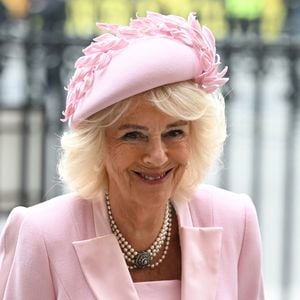Camilla Parker Bowles, reine consort d'Angleterre - La famille royale britannique célèbre le 76ème Commonwealth Day à l'abbaye de Westminster à Londres, le 10 mars 2025.