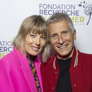 Nagui et sa femme Mélanie Page au photocall du concert du gala des 20 ans de la fondation Recherche Alzheimer "2 générations chantent pour la 3ème" à l'Olympia à Paris le 18 mars 2024.

© Cyril Moreau / Bestimage
