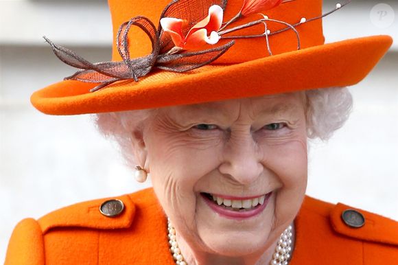 La reine Elizabeth II d'Angleterre en visite au Musée des Sciences à Londres. Le 7 mars 2019. Backgrid USA / Bestimage