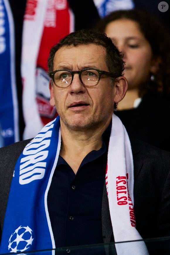 Dany Boon en tribune lors du match de football en ligue des champions (Champions League) au stade Décathlon Aréna Stade Pierre Mauroy : Lille l'emporte 1 - 0 face au Real Madrid le 2 octobre 2024. AGENCE / BESTIMAGE