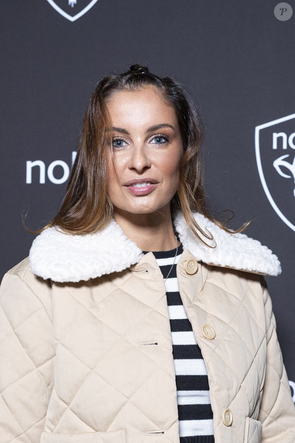 Exclusif - Malika Ménard (Miss France 2010) - Nobis fête ses 15 ans en inaugurant sa nouvelle boutique dans le 2ème arrondissement de Paris, France, le 25 novembre 2021. © Pierre Perusseau/Bestimage$