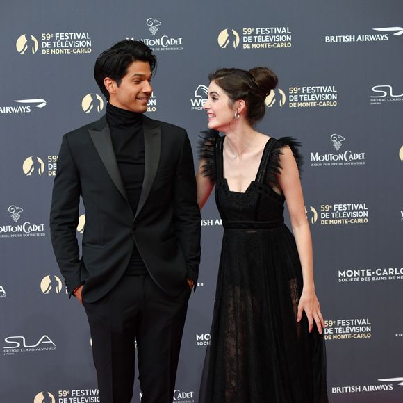 Vinnie Dargaud et Claire Chust durant la soirée d'ouverture du 59ème Festival de Télévision de Monte Carlo à Monaco le 14 juin 2919.© Bruno Bebert / Bestimage