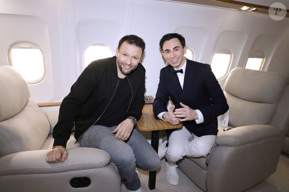 Exclusif - Jordan de Luxe reçoit Raymond Aabou dans son émission "Le jet de Luxe" le 20 mars 2025.

© Cédric Perrin / Bestimage
