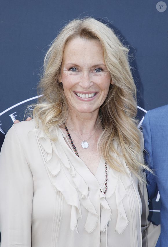 Exclusif - Estelle Lefébure lors de la 2ème édition du Festival du Cinéma Français et Gastronomie d'Aix-les-Bains le 8 juin 2023.
© Denis Guignebourg / Bestimage