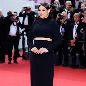 Camélia Jordana - Montée des marches de la cérémonie de clôture du 78ème Festival International du Film de Cannes, au Palais des Festivals à Cannes. Le 24 mai 2025
© Jacovides-Moreau / Bestimage