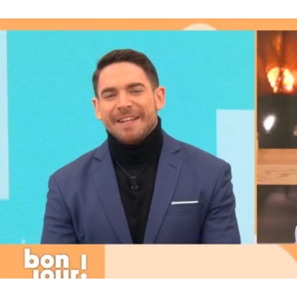 Ange Noiret et Bruce Toussaint dans la matinale "Bonjour !" sur TF1.

© TF1
