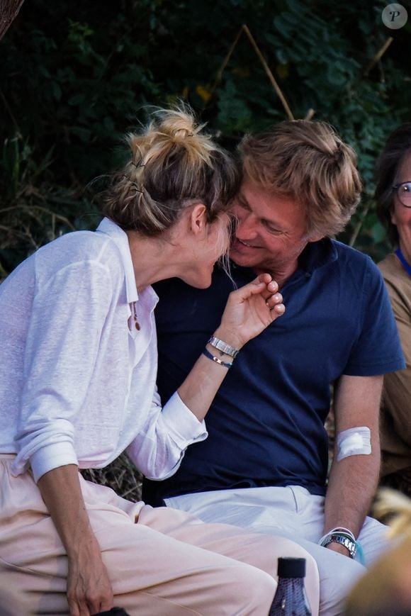 Exclusif - Alice Taglioni donne son premier concert au piano aux côtés d' Helene Berger dans le cadre du Cap Ferret Music Festival le 11 juillet 2022, au Canon, Lege Cap Ferret. Photo by Thibaud Moritz/ABACAPRESS.COM - POOL BESTIMAGE