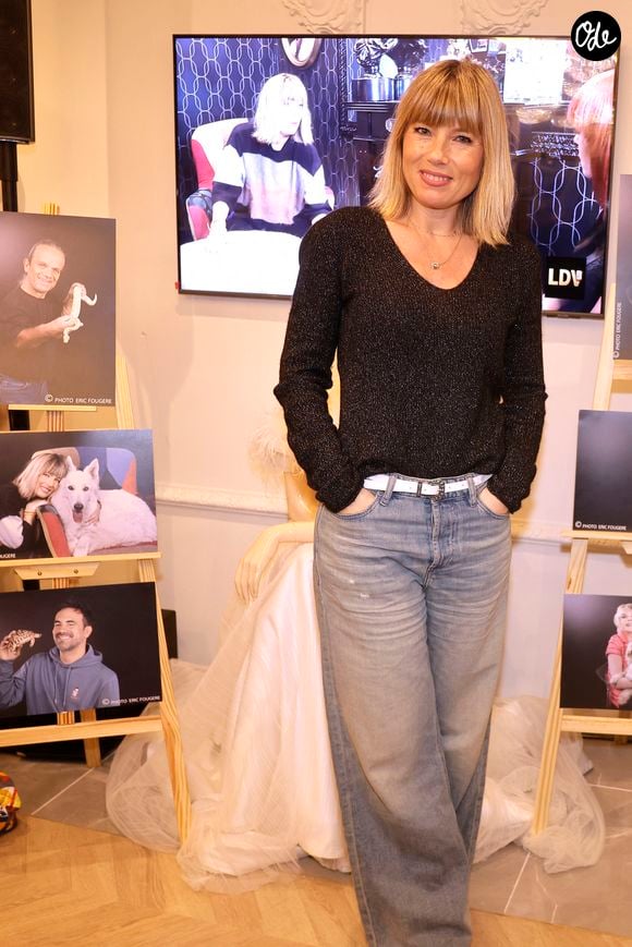 Mélanie Page lors de l'inauguration faite par Valérie Kaprisky de " Une Expo pour sauver les Animaux " organisée par le mannequin J.Bellet au profit de l'association YouCare. © Cédric Perrin/Bestimage