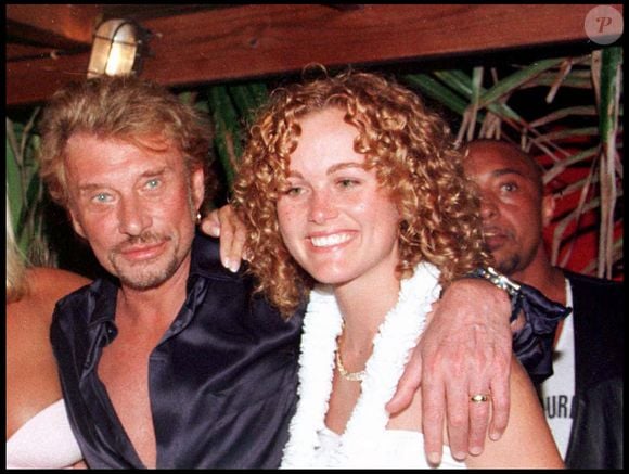 Laeticia et Johnny Hallyday à Saint Martin en 1998 - © Dominique Jacovides - Bestimage