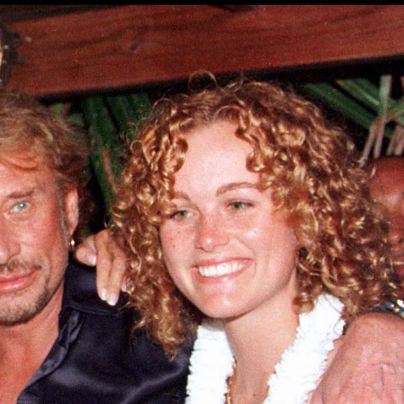 Laeticia et Johnny Hallyday à Saint Martin en 1998 - © Dominique Jacovides - Bestimage