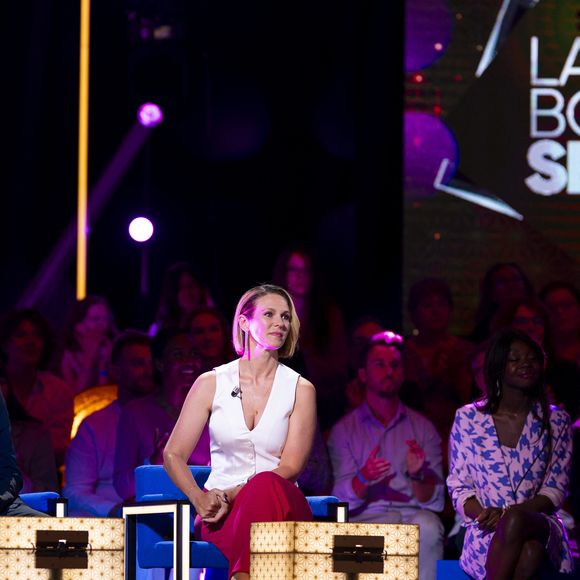 Lorie (Laure Pester) lors de l'enregistrement de l'émission "La Boîte à secrets", présentée par F.Bollaert et diffusée le 3 octobre 2025 sur France 3,en Saint-Denis, Seine Saint-Denis, France, le 9 septembre 2025. Photo par Pierre Perusseau/Bestimage