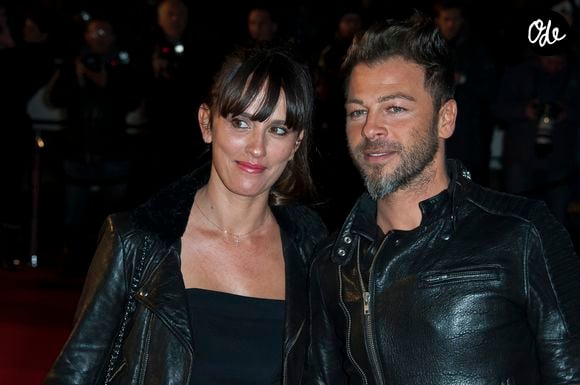 Christophe Maé et Nadège Sarron à leur arrivée à la cérémonie des NRJ Music Awards 2014, qui s'est tenue au Palais des Festivals de Cannes, en France, le 14 décembre 2013. Photo : Nicolas Genin/Abaca
