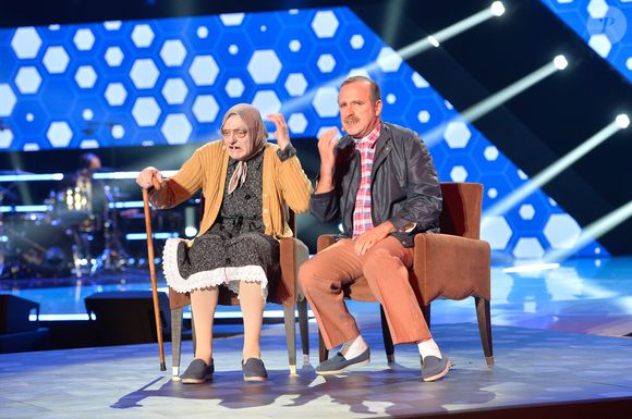Exclusif - Les Bodin's (Vincent Dubois et Jean-Christian Fraiscinet) - Enregistrement de l'émission "Le Grand Show de l'humour" présentée par M.Drucker au Palais des Sports à Paris. Le 15 mai 2017. L'émission sera diffusée le samedi 20 Mai sur France 2.  
© Coadic Guirec/ Bestimage