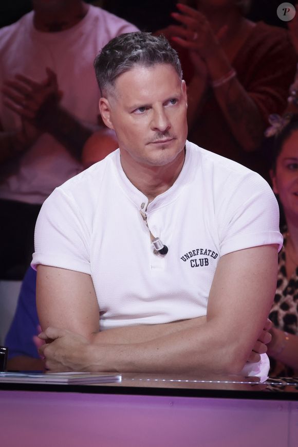 Exclusif - Matthieu Delormeau lors de l'émission "Tout beau, tout n9uf" présentée par C. Hanouna sur W9 à Paris le 12 septembre 2025.

© Jack Tribeca / Bestimage