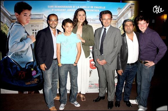 Archives — Djamel Bensalah, Samy Seghir, Armelle Lesniak, Jean-Christophe Fromantin, Isaac Sharry et Jérémy Denisty — Avant-première du film « Neuilly sa mère ! » au cinéma Gaumont Marignan. © Guillaume Gaffiot/Bestimage