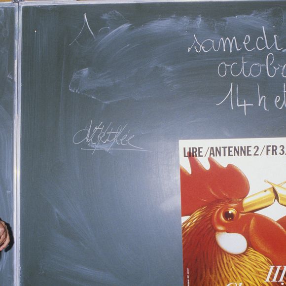 Photo d'archives non datée - Bernard Pivot organise les championnats de France d'orthographe. -. Photo Pascal Baril/ABACAPRESS.COM