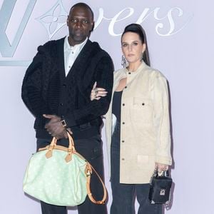 Omar Sy et Helene Sy - Photocall pour le défilé Louis Vuitton prêt à porter hommes Automne / hiver 2025 - 2026 lors de la fashion week à Paris le 21 2025. © Olivier Borde /Bestimage