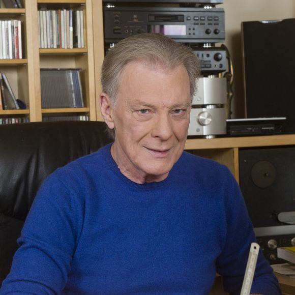 Herbert Leonard et sa femme Cléo chez eux à Barbizon le 2016/12/2016