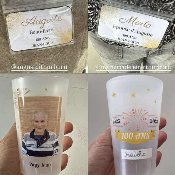ainsi qu'une vidéo de l'homme de la journée né en 1925 en train de souffler ses bougies.

Retrouvailles familiales pour Isabelle Ithurburu à l'occasion des 100 ans de son "papy Jean"