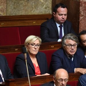 Les deux hommes se disaient à peine bonjour le matin.

Les députés FN, Louis Alliot, Marine Le Pen, Gilbert Collard, Ludovic Pajot, Bruno Bilde lors de la séance de question au gouvernement à l'Assemblée Nationale à Paris le 3 octobre 2017.
© Lionel Urman / Bestimage