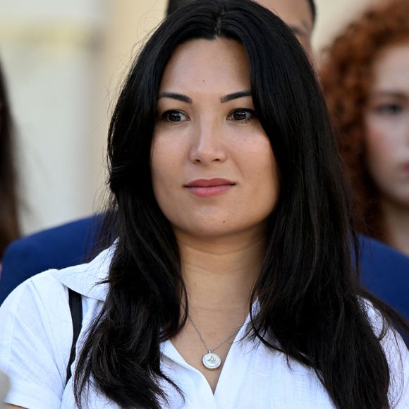 Marie Ducruet à la célébration des 20 ans de règne d'Albert II de Monaco sur la place du Palais à Monaco, le 19 juillet 2025. 

Photo : Bruno Bebert / Bestimage