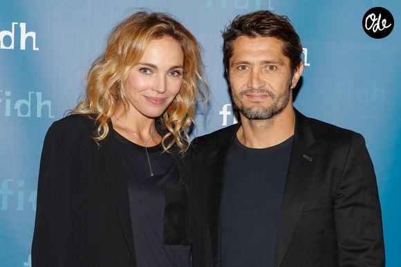 Exclusif - Bixente Lizarazu et sa compagne Claire Keim - Soirée annuelle de la FIDH (Fédération Internationale des ligues de Droits de l'Homme) à l'Hôtel de Ville à Paris, le 8 décembre 2014. ©BestImage