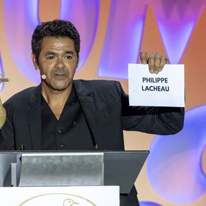 Jamel Debbouze durant l'enregistrement de la seconde soirée de "L'humour à la plage" pour la 3eme édition du festival de Juan les Pins à la pinède Gould le 27 juin 2026. © Jack Tribeca/Bestimage